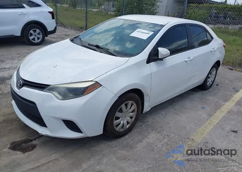 2014 Toyota Corolla L из США, поврежденный, VIN 2T1BURHE9EC191948